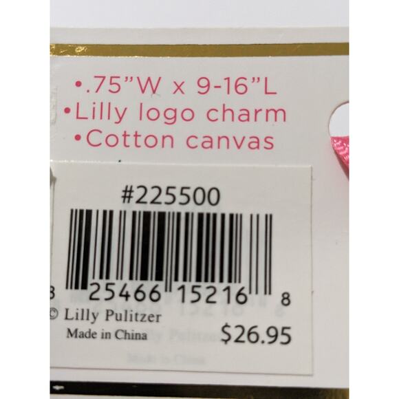 Lilly Pulitzer Blue Dog Collar Mermazing Size Small To Medium Logo Charm New - Picture 5 of 5